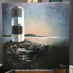 27. Rue Lighthouse, Rathlin Island by Claire Burns
